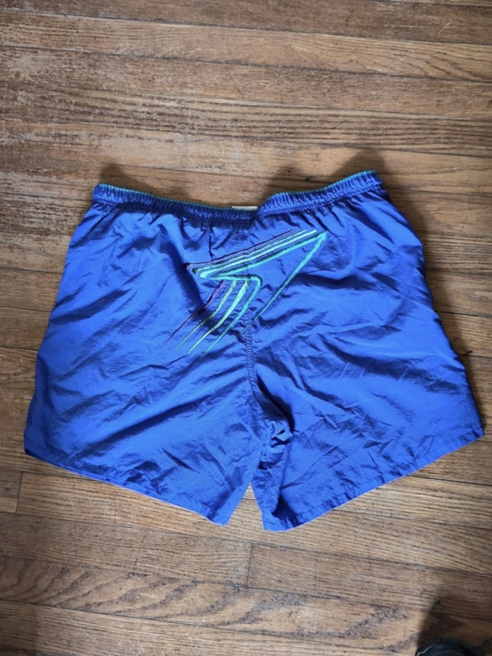 Speedo Men's Athletic Swim Shorts Blue Size Medium